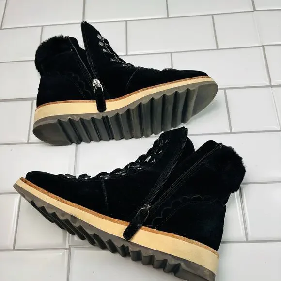 Kate Spade New York BLACK‎ SPORT SUEDE Women's Maira Hiking Boot, US 6 M - Picture 3 of 11